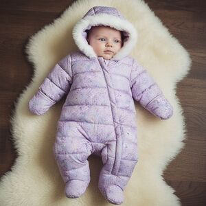 George Newborn Winter Onesie